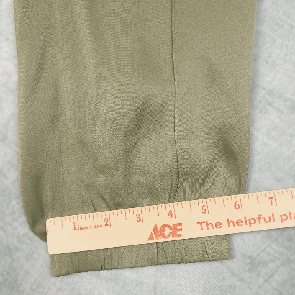 3.1 Phillip Lim Pants Womens 6 Green Viscose Jogger Elastic Cuff Relaxed Pull On - Picture 11 of 16